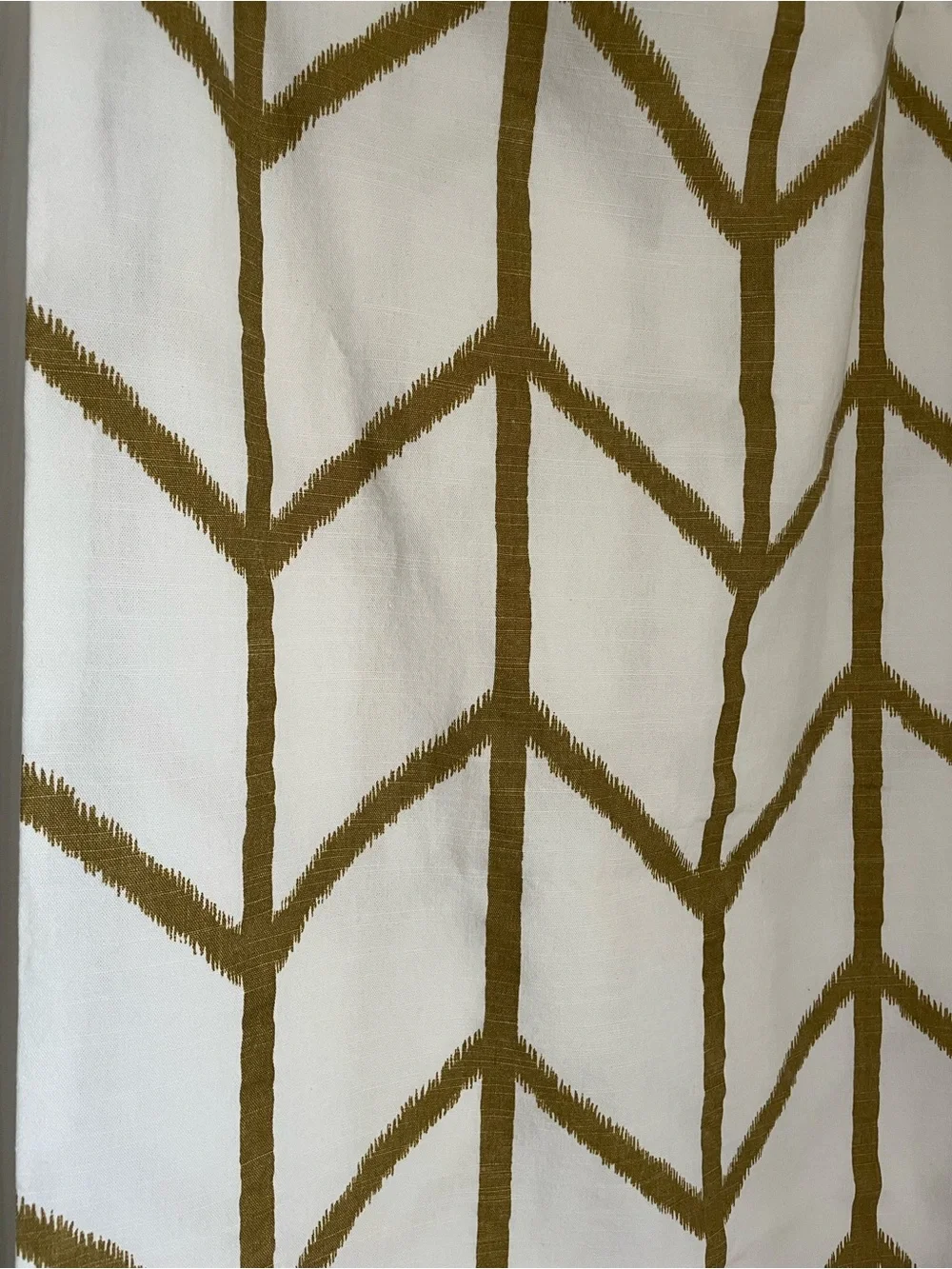 Threshold shower curtain